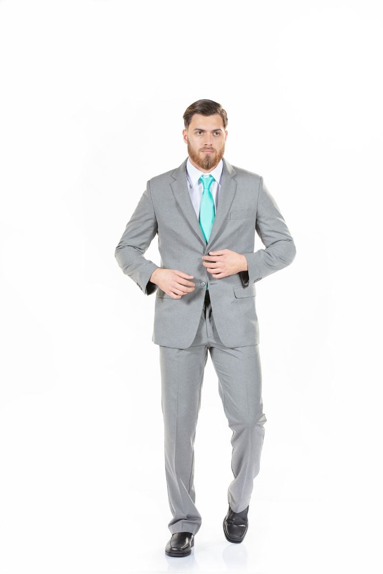 Man wearing a men's work blazer to be used as a work uniform manufactured by Unifardas