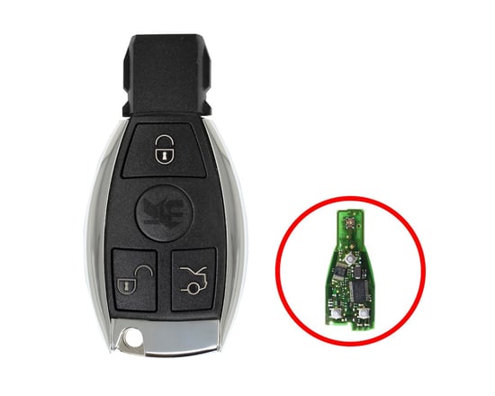 mercedes-nec-chrome-modified-remote-shell-3-buttons-2-batteries-type