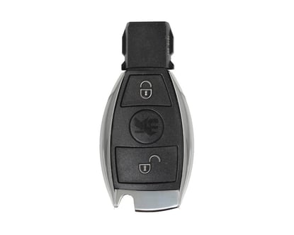 mercedes-chrome-remote-key-shell-2-buttons-modified