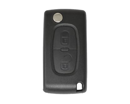 peugeot-flip-remote-key-shell-2-buttons-without-battery-holder-hu83-blade