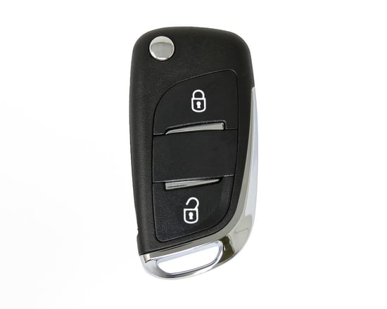 peugeot-flip-remote-key-shell-2-button-chrome-without-battery-holder-modified
