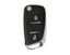 peugeot-flip-remote-key-shell-chrome-2-button-with-battery-holder-modified