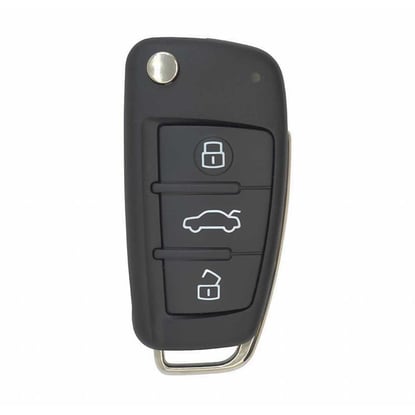 audi-q7-a6-genuine-flip-remote-key-3-buttons-433mhz-4f0837220m