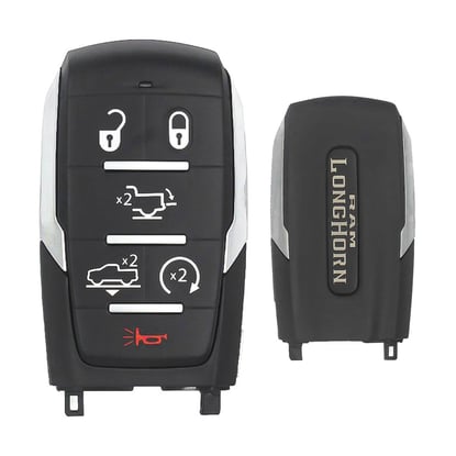 dodge-ram-1500-limited-longhorn-2019-2024-genuine-smart-remote-key-6-buttons-433mhz-68584158aa