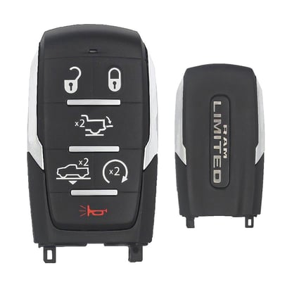 dodge-ram-1500-limited-2019-2024-genuine-smart-remote-key-6-buttons-433mhz-68584161aa