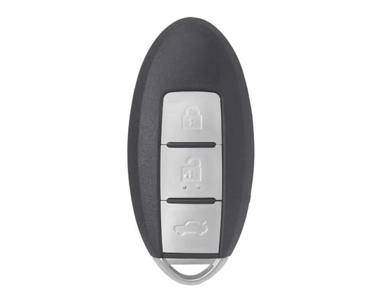 HIBEYO Custodia Keyless Go In Silicone TPU Per Chiave Auto Nissan - Adatta Per Qashqai, X-Trail, Altima, Ariya 2022-2023 (Oro Bianco)