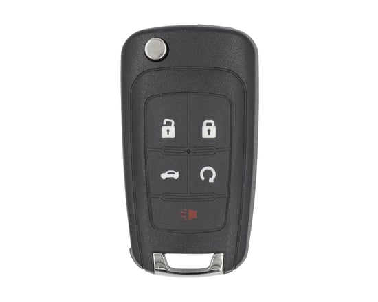 chevrolet-impala-flip-proximity-remote-key-5-buttons-315mhz-fcc-id-oht05918179