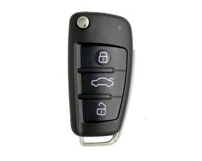 audi-a6l-q7-flip-remote-key-3-buttons-315mhz-8e-transponder
