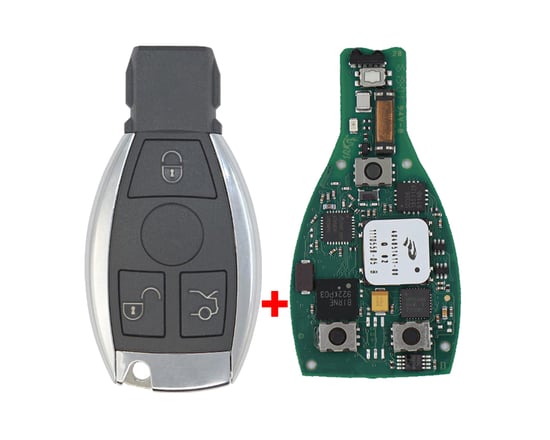 mercedes-fbs4-original-smart-remote-key-pcb-3-buttons-433mhz-with-aftermarket-shell