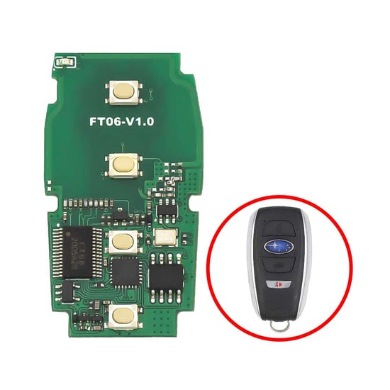 lonsdor-ft06-7000d-4-buttons-433mhz-subaru-8a-smart-key-pcb
