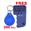 200x-rfid-125khz-key-fob-proximity-t5577-blue-color-free-handheld-duplicator