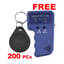 200x-rfid-125khz-key-fob-proximity-t5577-black-color-free-handheld-duplicator