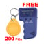 200x-rfid-125khz-key-fob-proximity-t5577-yellow-color-free-handheld-duplicator