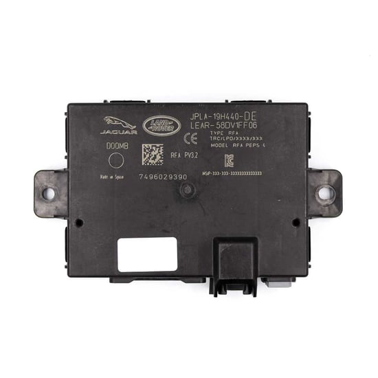 jaguar-land-rover-2018-2023-genuine-kvm-rfa-module-two-plug-with-passive-entry-peps-jpla-19h440-de
