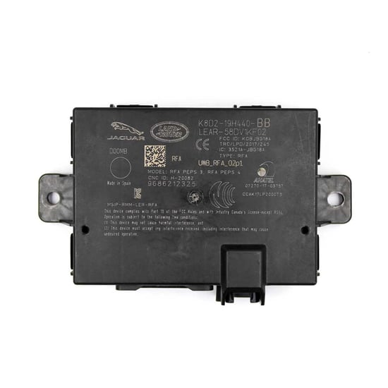 jaguar-land-rover-2018-2023-genuine-kvm-rfa-module-two-plug-with-passive-entry-peps-k8d2-19h440-bb