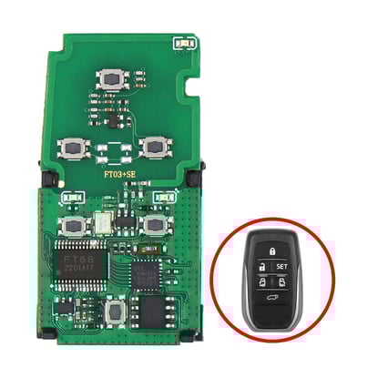 lonsdor-ft03-p0120b6-8a-chip-6-buttons-smart-key-pcb-for-toyota-alphard-vellfire-alpha-mpv-car-frequency-convertible