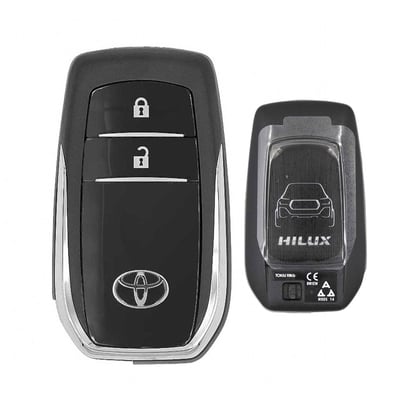 toyota-hilux-2016-2023-genuine-smart-remote-key-2-buttons-433mhz-89904-0kn50-89904-0kn51