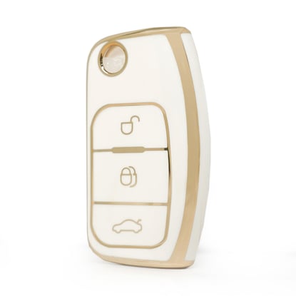 nano-high-quality-cover-for-ford-focus-flip-remote-key-3-buttons-white-color