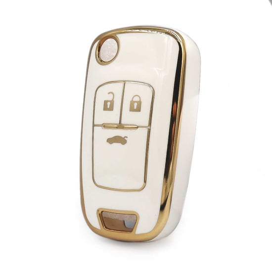 nano-high-quality-cover-for-chevrolet-opel-flip-remote-key-3-buttons-white-color