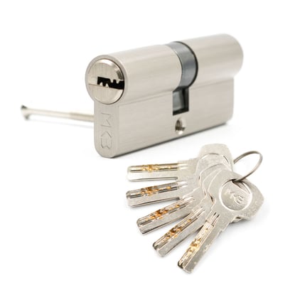 pure-brass-cylinder-with-5-pcs-brass-computer-keys-pn-size-70mm