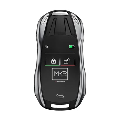 lcd-universal-smart-key-kit-with-keyless-entry-and-ios-car-porsche-style-location-tracking-system-silver-color