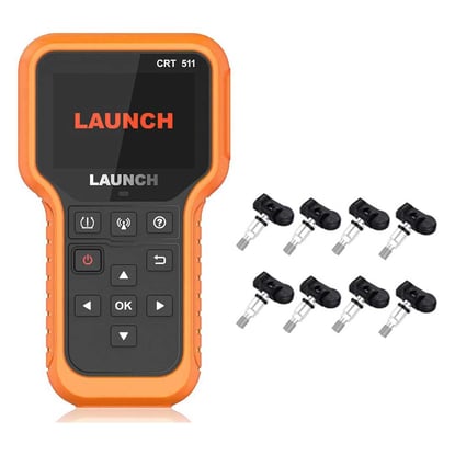 launch-crt511-stand-alone-diagnostic-tpms-tool-with-8-pcs-launch-tpms-sensor-metal-ltr-03-rf