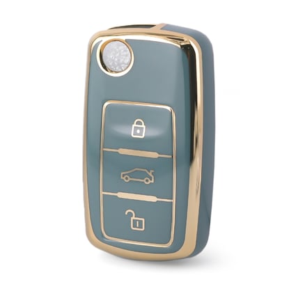 nano-high-quality-cover-for-volkswagen-flip-remote-key-3-buttons-gray-color-vw-a11j3