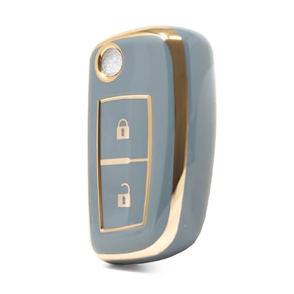 nano-high-quality-cover-for-nissan-flip-remote-key-2-buttons-gray-color-ns-b11j2
