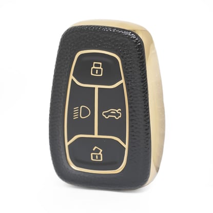 nano-high-quality-gold-leather-cover-for-tata-remote-key-4-buttons-black-color-tata-a13j
