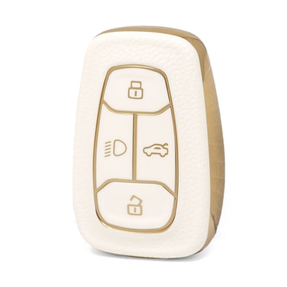 nano-high-quality-gold-leather-cover-for-tata-remote-key-4-buttons-white-color-tata-a13j