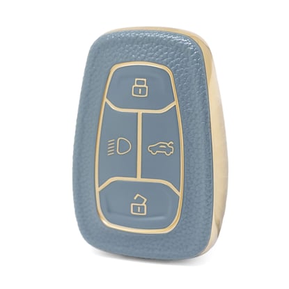 nano-high-quality-gold-leather-cover-for-tata-remote-key-4-buttons-gray-color-tata-a13j