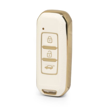 nano-high-quality-gold-leather-cover-for-baojun-remote-key-3-buttons-white-color-bj-a13j