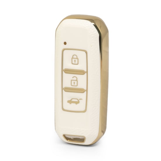 nano-high-quality-gold-leather-cover-for-baojun-remote-key-3-buttons-white-color-bj-a13j