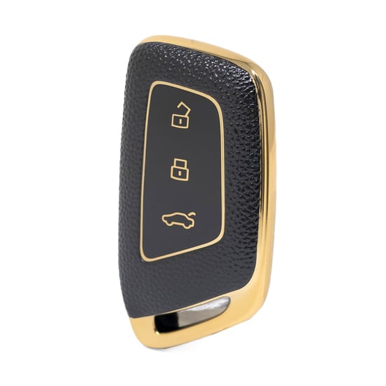 nano-high-quality-gold-leather-cover-for-baojun-remote-key-3-buttons-black-color-bj-c13j