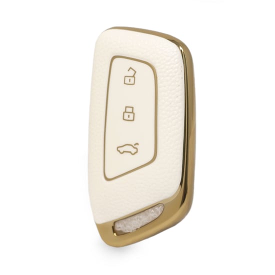 nano-high-quality-gold-leather-cover-for-baojun-remote-key-3-buttons-white-color-bj-c13j