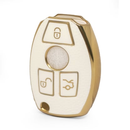 nano-high-quality-gold-leather-cover-for-mercedes-benz-remote-key-3-buttons-white-color-benz-a13j