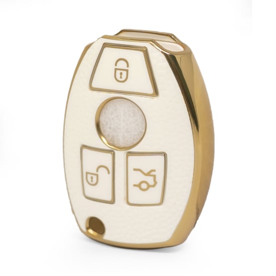 nano-high-quality-gold-leather-cover-for-mercedes-benz-remote-key-3-buttons-white-color-benz-a13j