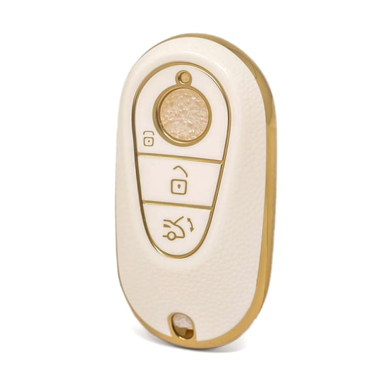 nano-high-quality-gold-leather-cover-for-mercedes-benz-remote-key-3-buttons-white-color-benz-c13j