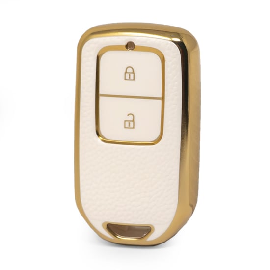 nano-high-quality-gold-leather-cover-for-honda-remote-key-2-buttons-white-color-hd-a13j2