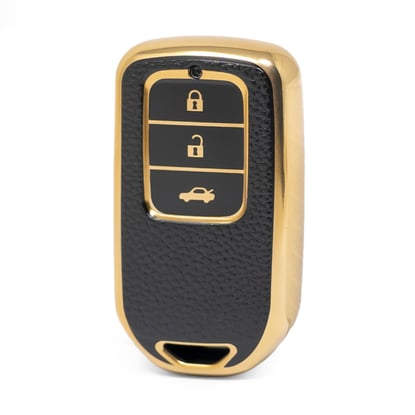 nano-high-quality-gold-leather-cover-for-honda-remote-key-3-buttons-black-color-hd-a13j3a