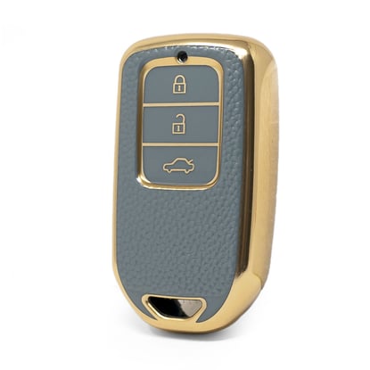 nano-high-quality-gold-leather-cover-for-honda-remote-key-3-buttons-gray-color-hd-a13j3a
