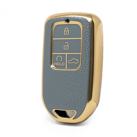 nano-high-quality-gold-leather-cover-for-honda-remote-key-4-buttons-gray-color-hd-a13j4