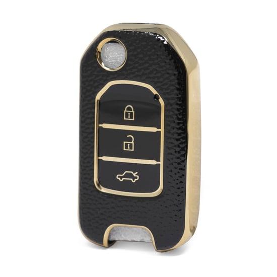 nano-high-quality-gold-leather-cover-for-honda-flip-remote-key-3-buttons-black-color-hd-b13j3