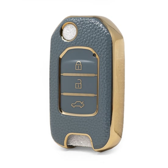 nano-high-quality-gold-leather-cover-for-honda-flip-remote-key-3-buttons-gray-color-hd-b13j3