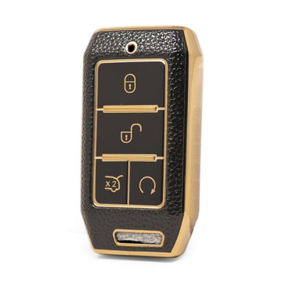 nano-high-quality-gold-leather-cover-for-byd-remote-key-4-buttons-black-color-byd-c13j