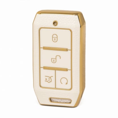 nano-high-quality-gold-leather-cover-for-byd-remote-key-4-buttons-white-color-byd-c13j