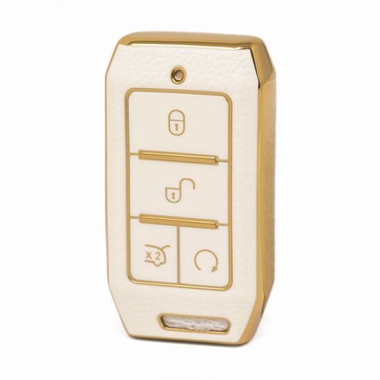 nano-high-quality-gold-leather-cover-for-byd-remote-key-4-buttons-white-color-byd-c13j