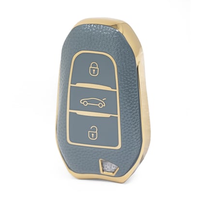 nano-high-quality-gold-leather-cover-for-peugeot-remote-key-3-buttons-gray-color-pg-a13j