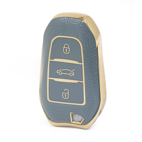 nano-high-quality-gold-leather-cover-for-peugeot-remote-key-3-buttons-gray-color-pg-a13j