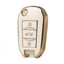 nano-high-quality-gold-leather-cover-for-peugeot-flip-remote-key-3-buttons-white-color-pg-c13j